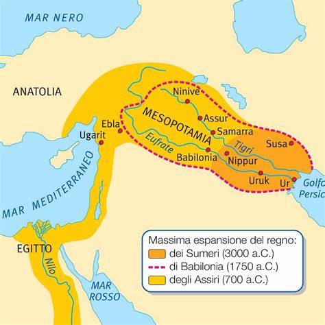 Rotte di Mani tra Mesopotamia e India