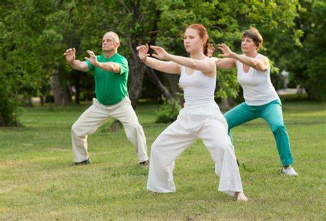 pratica tai chi in palestra ad Albignasego