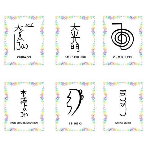 Simboli Reiki Cho Ku Rei Sei He Ki