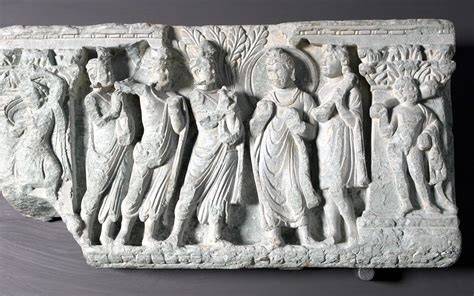 Arte del Gandhara impronta del Buddha