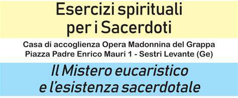 Schema giornata esercizi spirituali sacerdoti