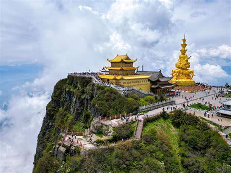Monte Emei templi buddhisti Sichuan